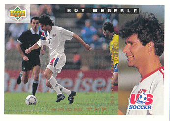 Roy Wegerle USA Upper Deck World Cup 1994 Preview Eng/Spa From The Sideline #147